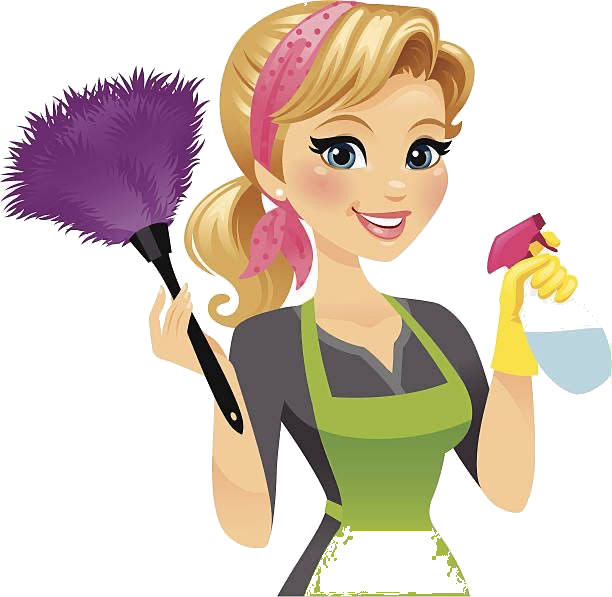 A Magic Touch Cleaning Services mascot logo